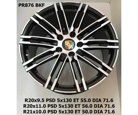 Replica Porsche (PR876) 10x21 5x130 ET50 DIA71.6 (GMF)