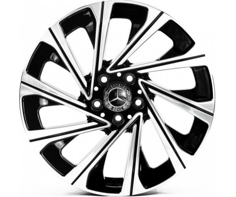 Replica Mercedes (MR3141) 8x18 5x112 ET36 DIA66.6 (black machined face)