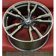 Replica BMW (B5552) 10x21 5x120 ET40 DIA74.1 (GMF)