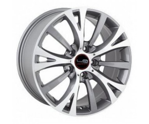 Replica BMW (B121) 9.5x18 5x120 ET25 DIA74.1 (silver lip polished)