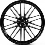 Replica Audi (A22714) 9.5x22 5x112 ET26 DIA66.6 (gloss black) Replica Audi (A22714) 9.5x22 5x112 ET26 DIA66.6 (gloss black)