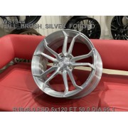 WS Forged WS1344 8x18 5x120 ET50 DIA65.1 (full brush silver)