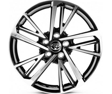 Replica Toyota (TY3136) 8x18 5x114.3 ET50 DIA60.1 (black machined face)