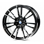 Replica BMW (B7050) 8.5x19 5x112 ET30 DIA66.6 (gloss black machined face)