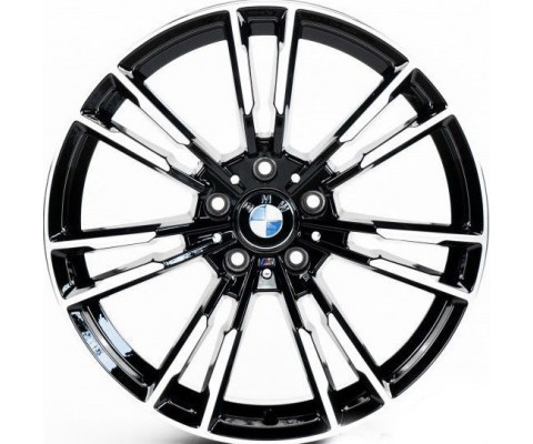 Replica BMW (B3213) 9.5x19 5x120 ET35 DIA72.6 (gloss black machined face)