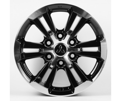 Replica Mitsubishi (MI1649) 7.5x17 6x139.7 ET38 DIA67.1 (gloss black machined face)