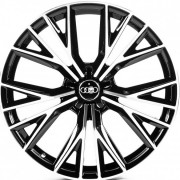Replica Audi (A20154) 9x20 5x112 ET35 DIA66.6 (gloss black machined face)