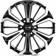 Replica Nissan (NS901) 8x20 6x139.7 ET35 DIA77.8 (black machined face)