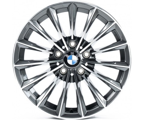 Replica BMW (B3241) 8x17 5x120 ET25 DIA72.6 (gun metal machined face)