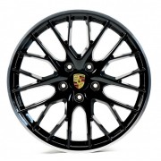 Replica Porsche (PR3083) 11.5x20 5x130 ET69 DIA71.6 (gloss black machined lip)