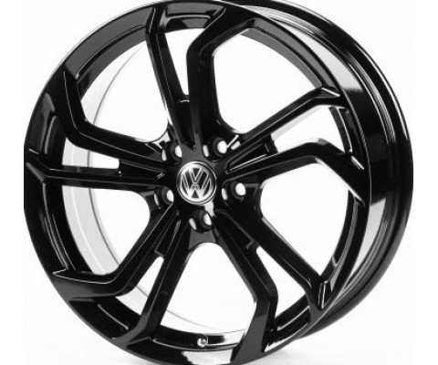 Replica Volkswagen (VV5428) 7.5x18 5x100 ET42 DIA57.1 (gloss black)