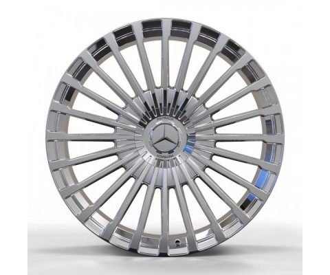 Replica Mercedes (MR2111175) 10x22 5x112 ET45 DIA66.6 (silver polished)