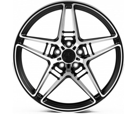 WS Forged WS-031C 9.5x21 5x112 ET31 DIA66.6 (gloss black machined face)