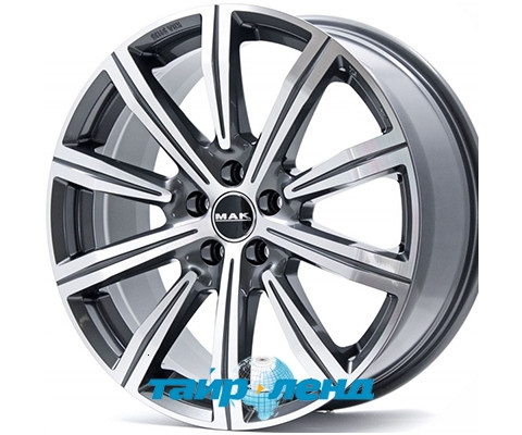 Mak Birmingham 8.5x20 5x120 ET43 DIA72.6 (gun metal mirror face) Mak Birmingham 8.5x20 5x120 ET43 DIA72.6 (gun metal mirror face)