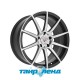 Vissol F-190 9.5x21 5x120 ET49 DIA72.6 (matt black machined face)