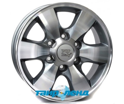 WSP Italy Toyota (W1760) Sapporo 7x16 6x139.7 ET30 DIA106.1 (anthracite polished)