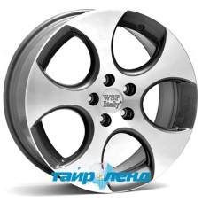 WSP Italy Volkswagen (W444) Ciprus 7,5x18 5x112 ET47 DIA57,1 (gloss black lip polished)