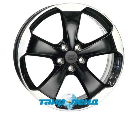 WSP Italy Volkswagen (W465) Laceno 7.5x18 5x112 ET51 DIA57.1 (gloss black polished)
