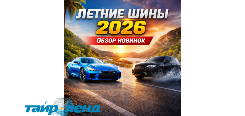 Новинки летних шин 2026 года: какие автошины станут лидерами сезона